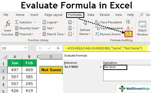 Excel Evaluate Formula Tool